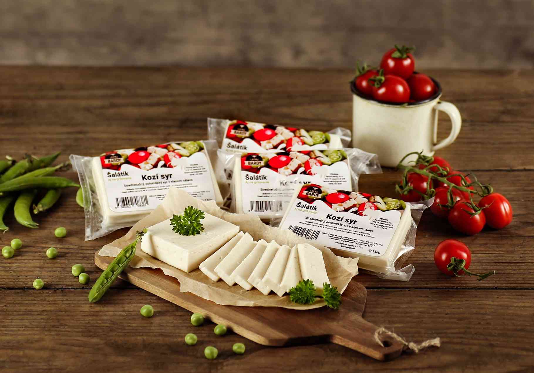 Kozí syr Šalátik 150g (aj na grilovanie)